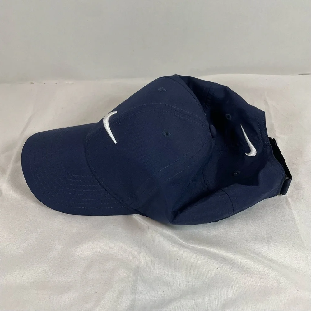 Nike Legacy91 Dri Fit Baseball Cap Hat Blue Mens OSFM Adjustable Logo
